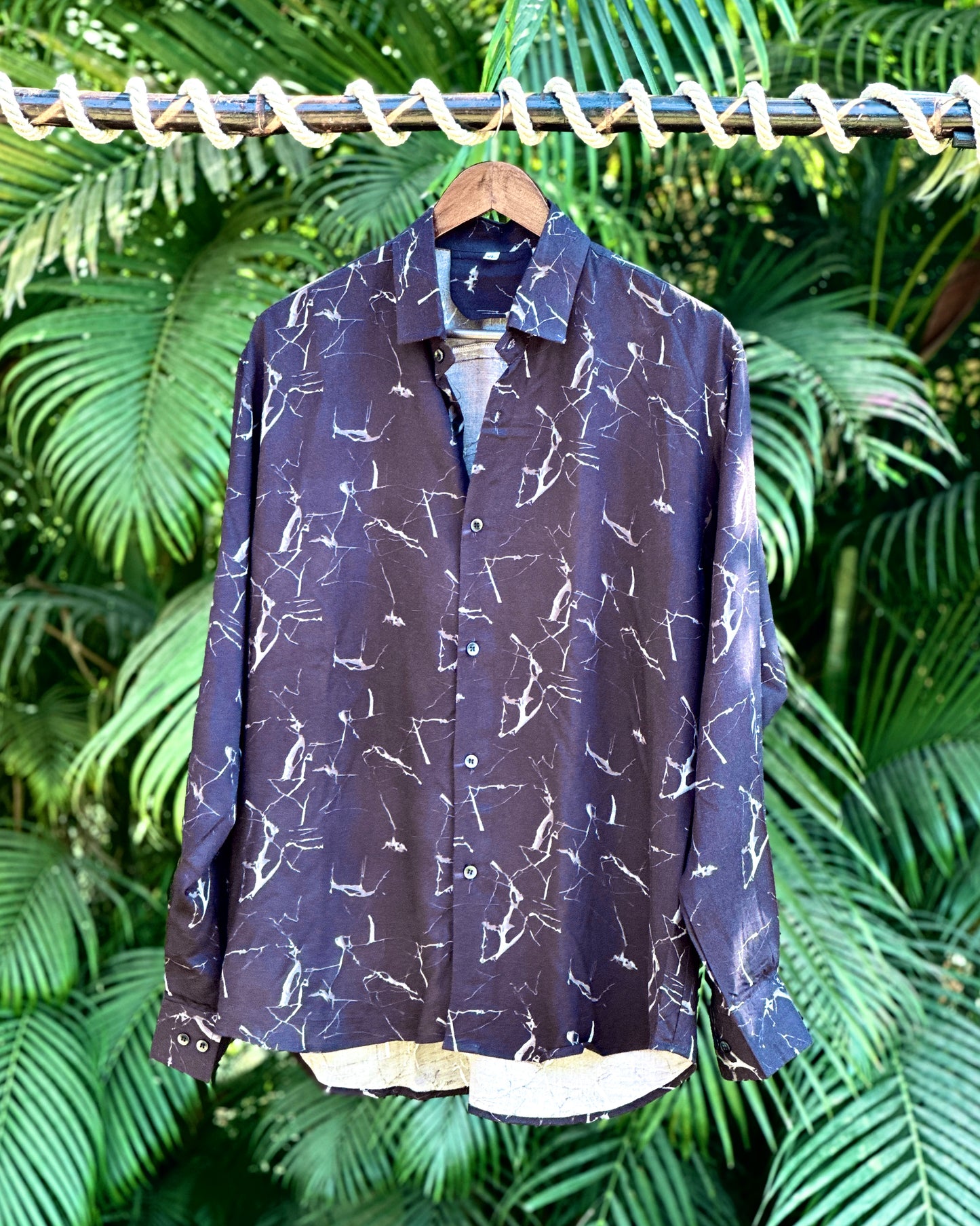 Rayon Back Smoke Print