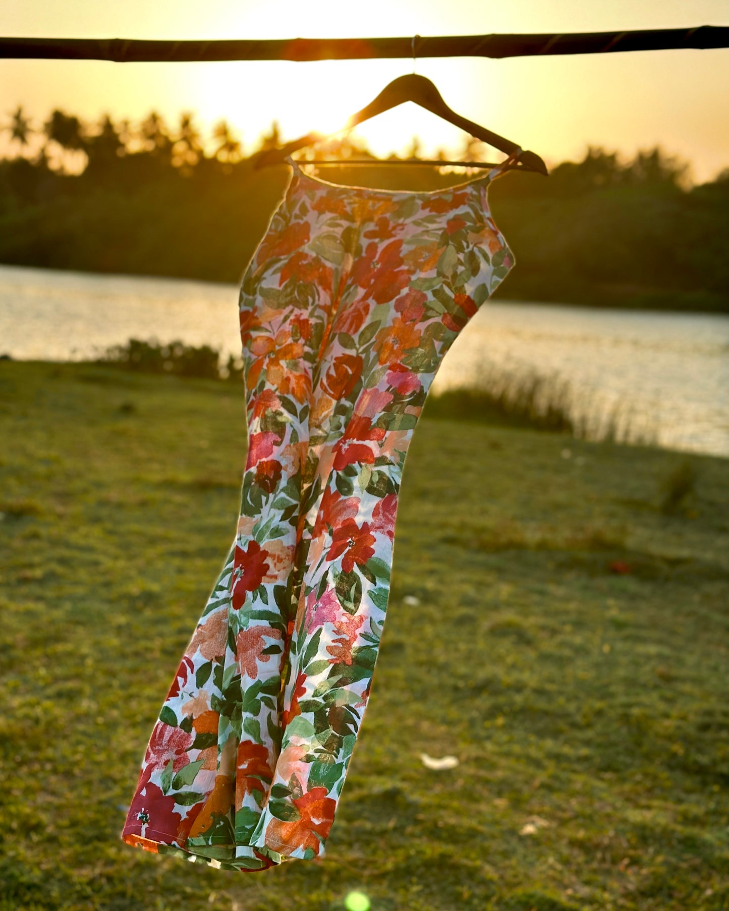 48 Floral Italian Dress