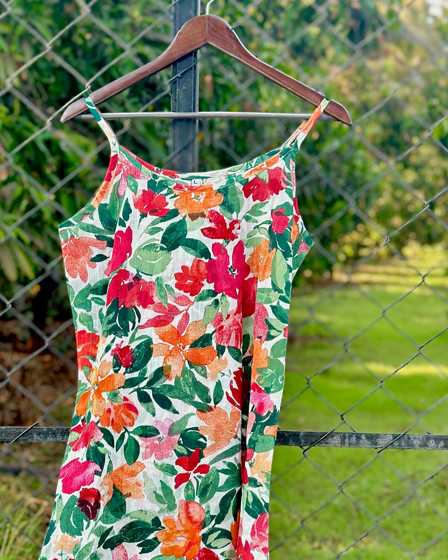 48 Floral Italian Dress