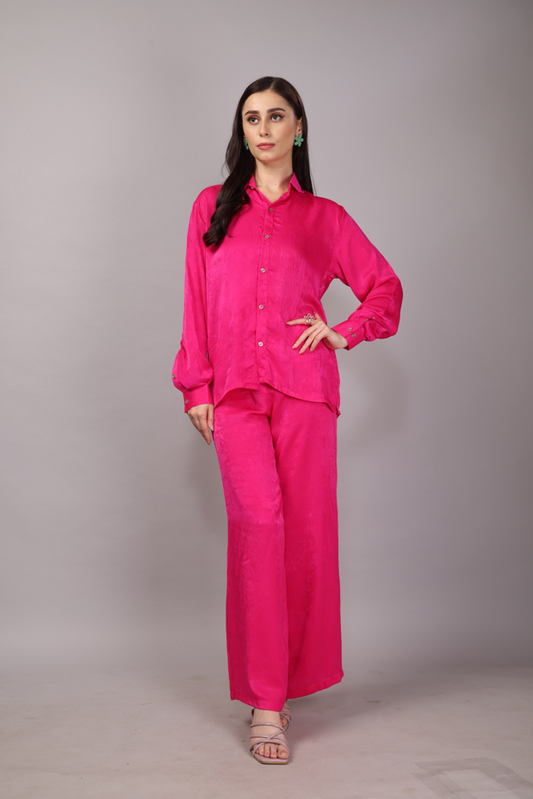 DTB1 A-18 O-10 Raspberry Metallic Bliss | Shirt | Women