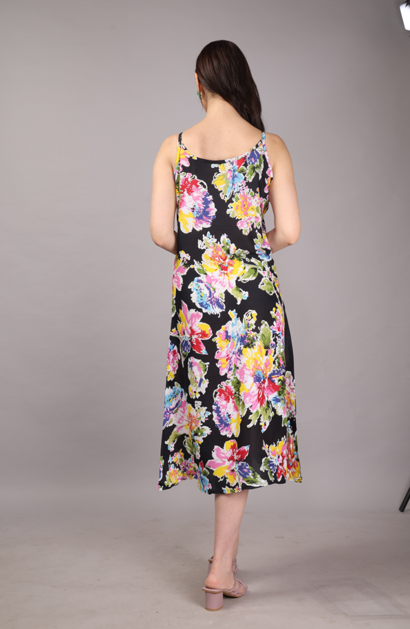 50 Black Floral Dress