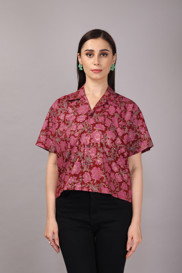 28 Maroon Blossom