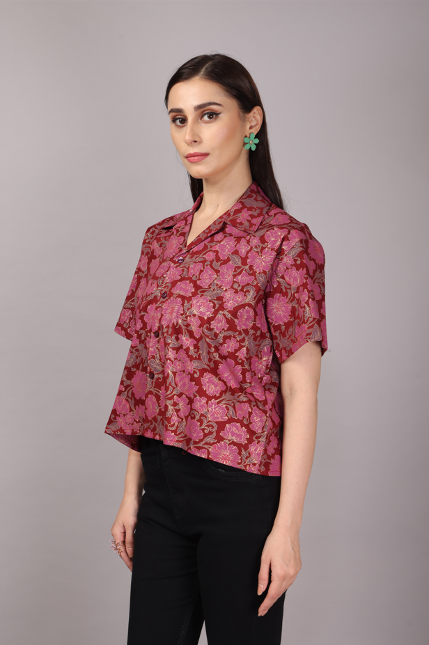 28 Maroon Blossom