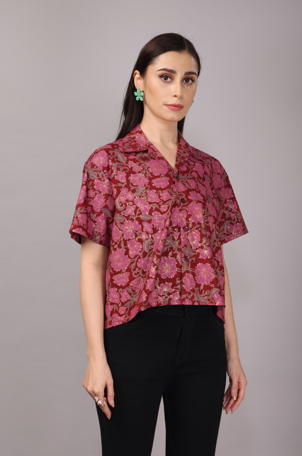 28 Maroon Blossom