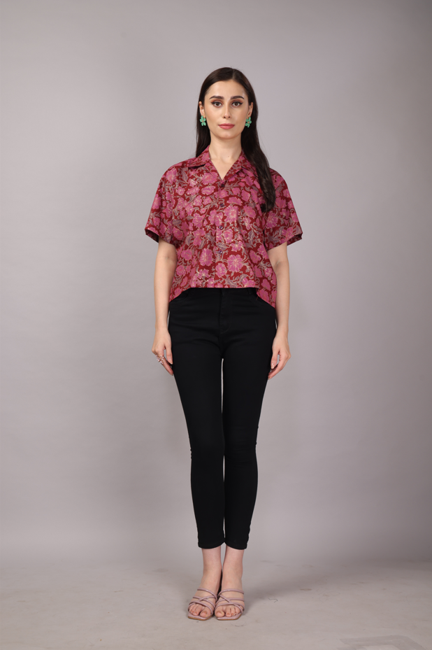 28 Maroon Blossom