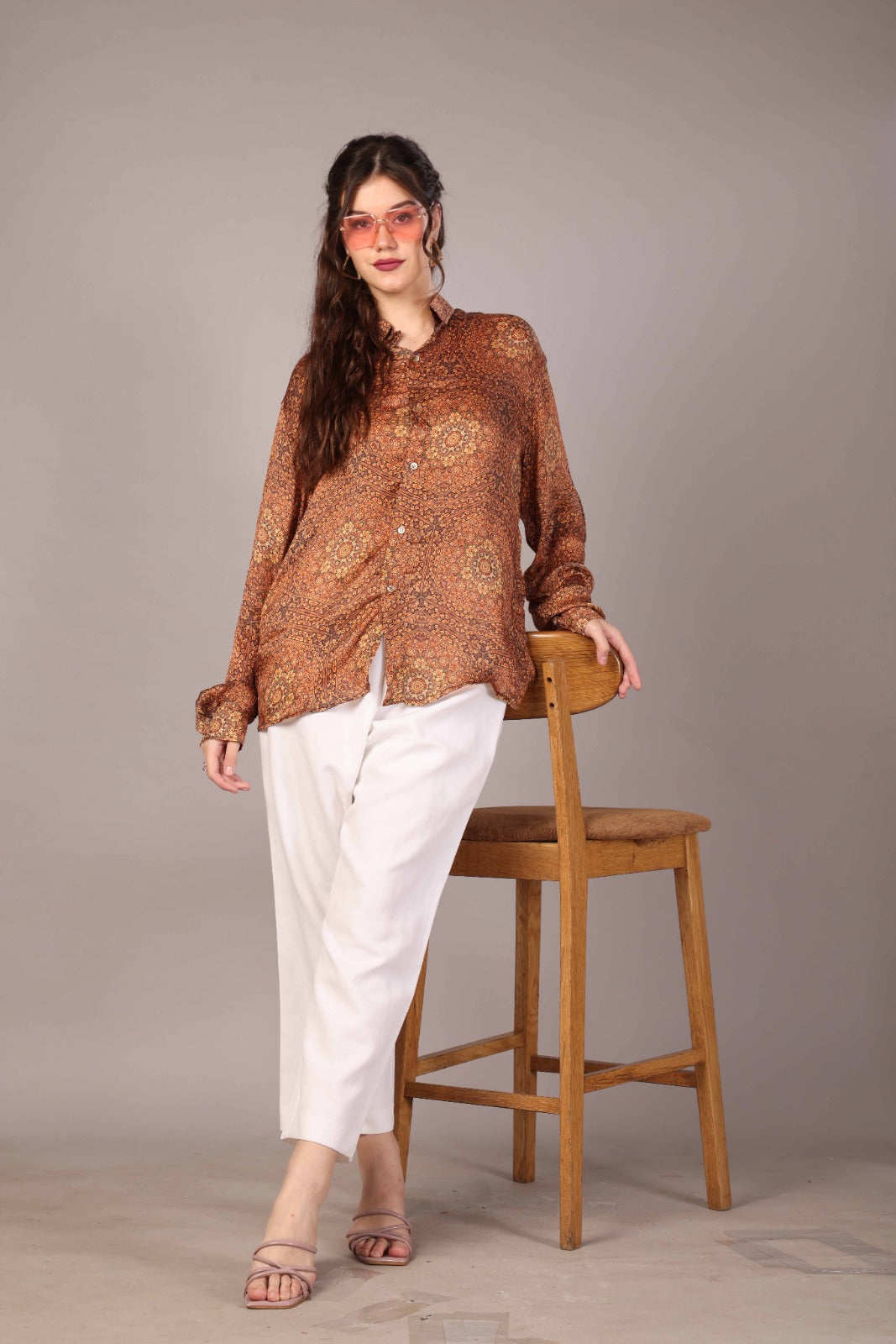 52 Mosaic Sand Shirt