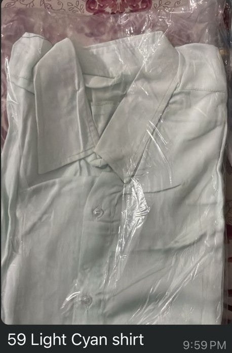 58 Light Cyan Shirt F.S