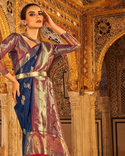 Tussar Tissue Silk Saree | RP23