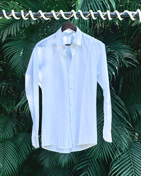 Cotton White Solid