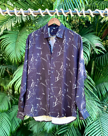 Rayon Back Smoke Print