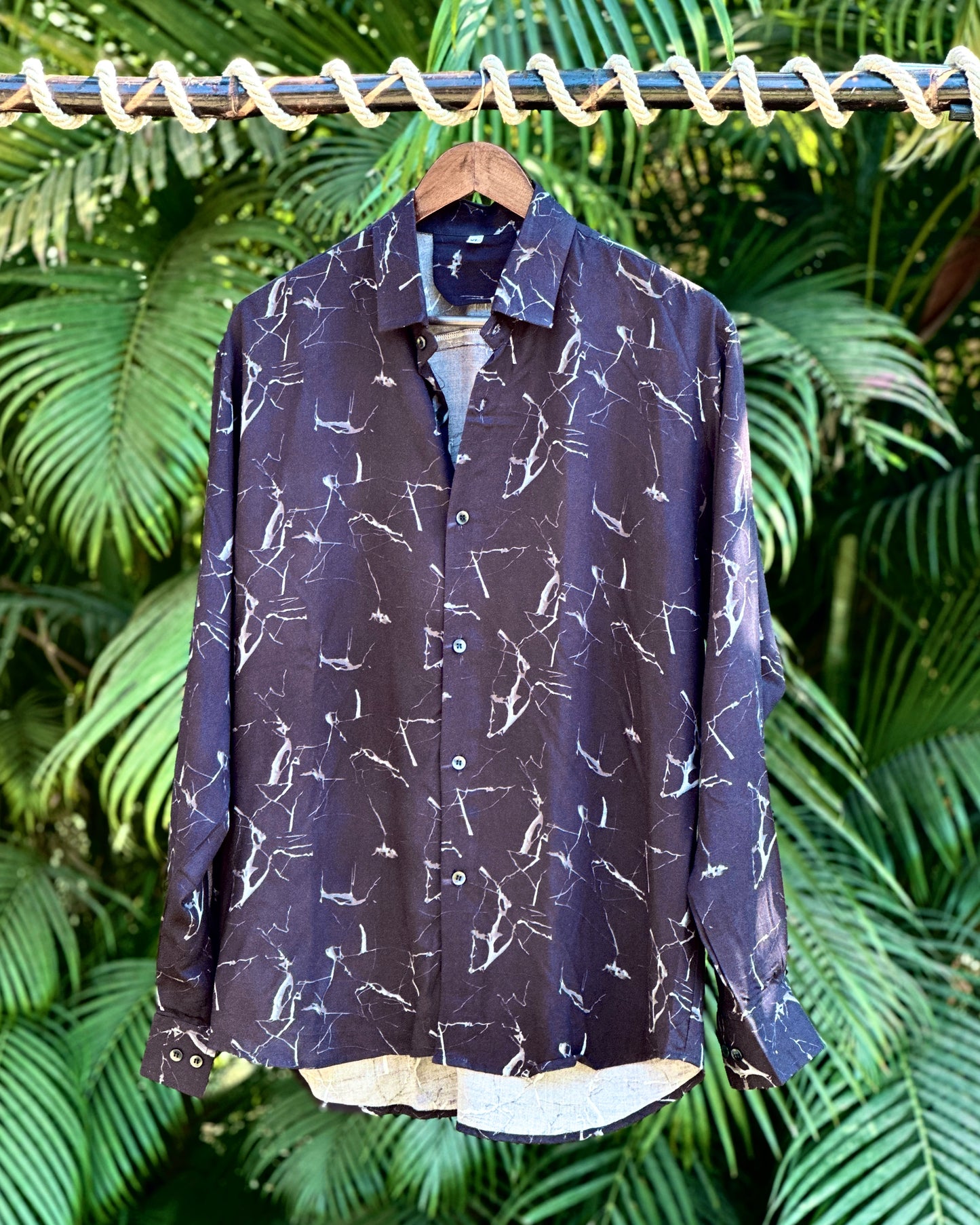 Rayon Back Smoke Print