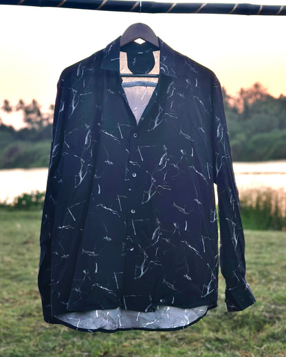 Rayon Back Smoke Print