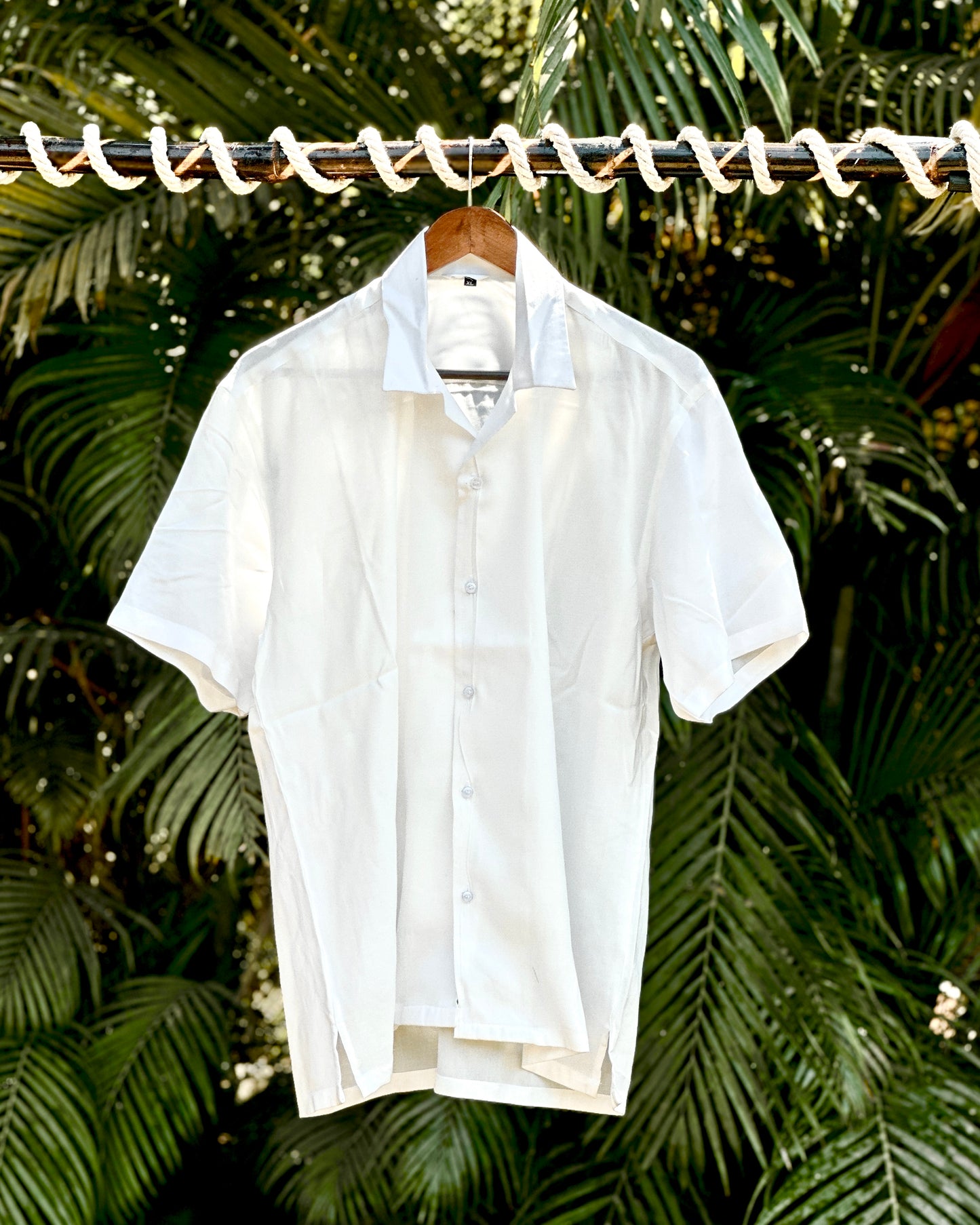 56 Rayon White Solid H.S