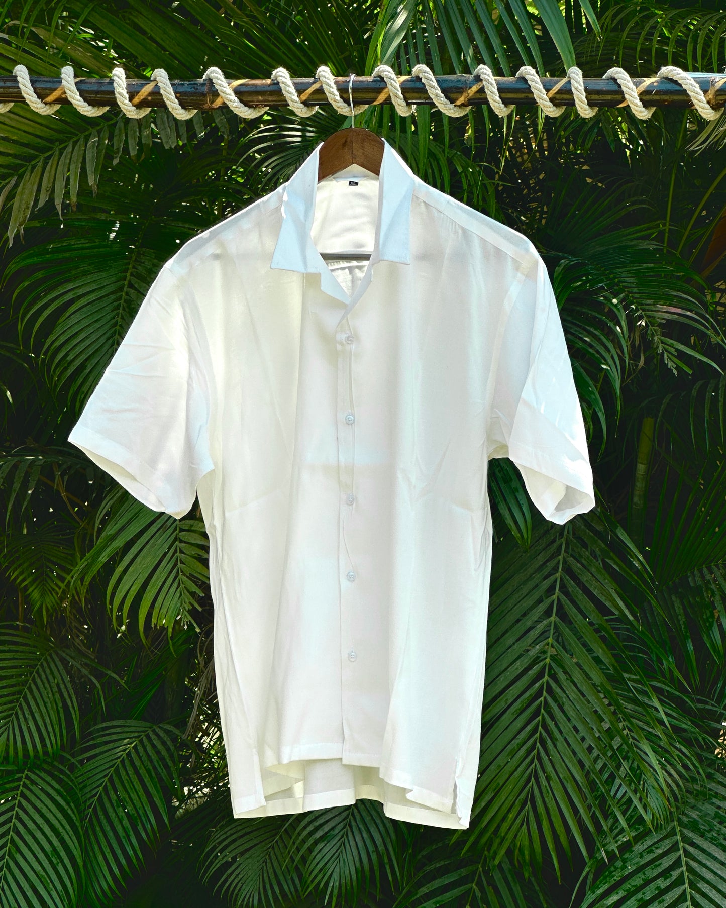 56 Rayon White Solid H.S