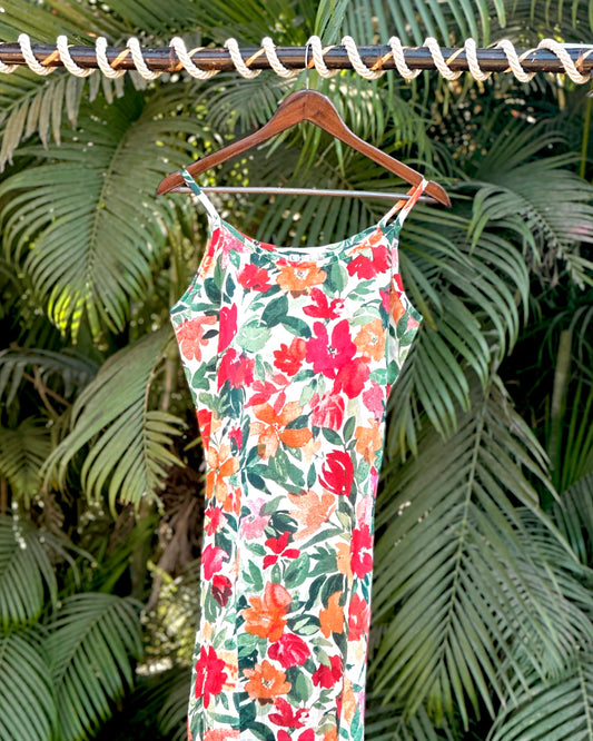 48 Floral Italian Dress