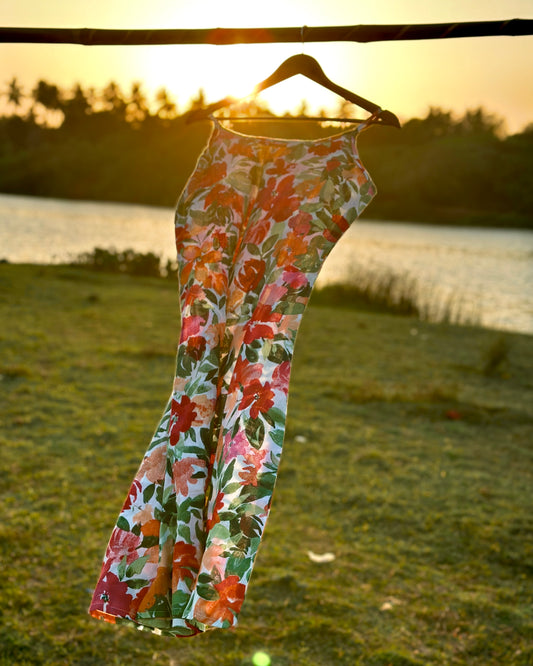 48 Floral Italian Dress