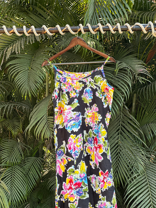 50 Black Floral Dress
