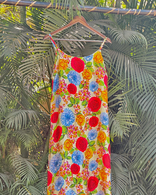 51 Satin Italian Flora Dress