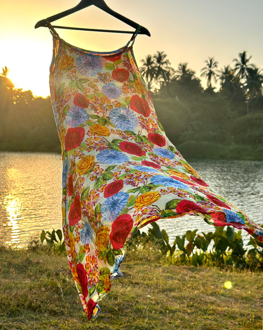 51 Satin Italian Flora Dress