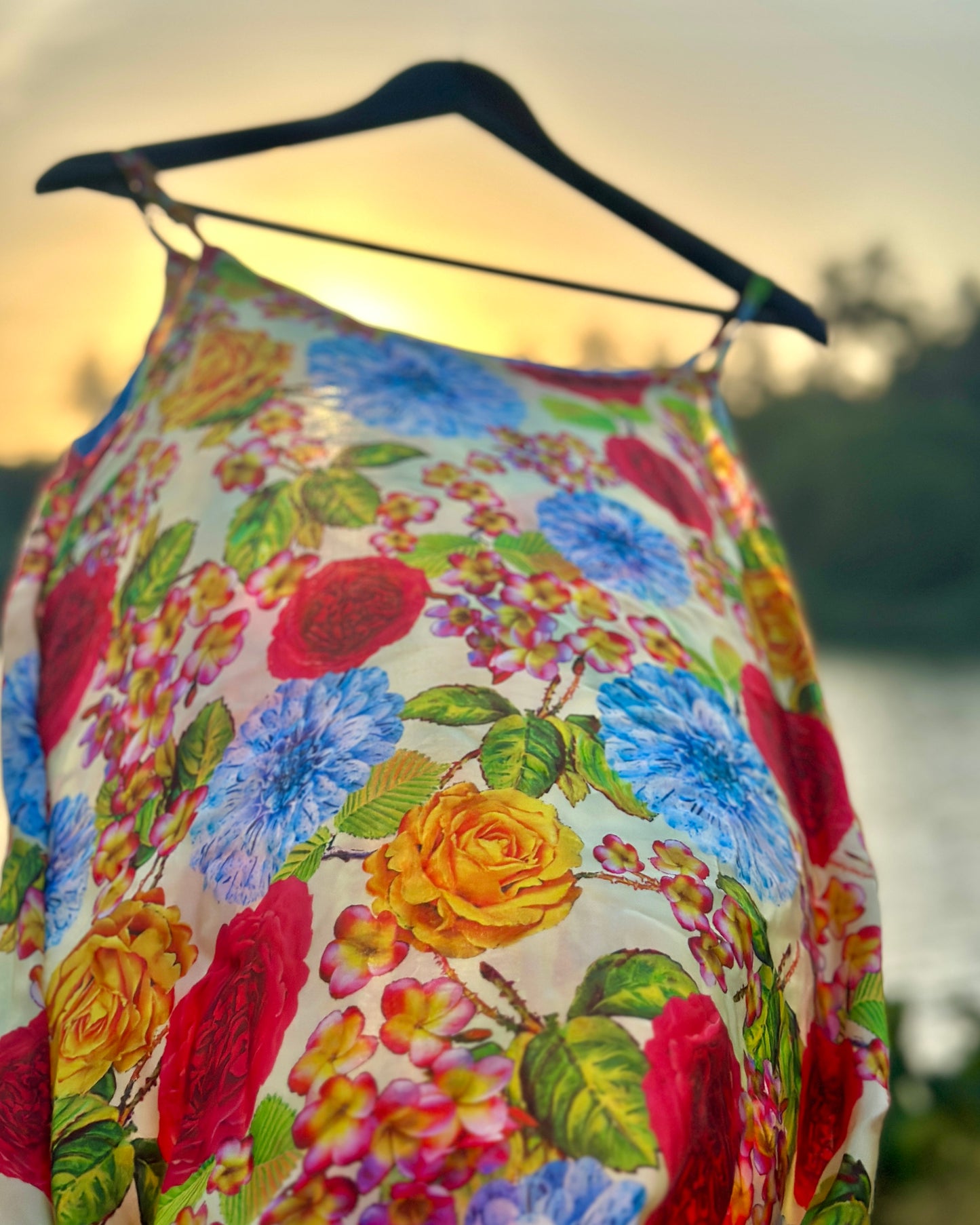 51 Satin Italian Flora Dress