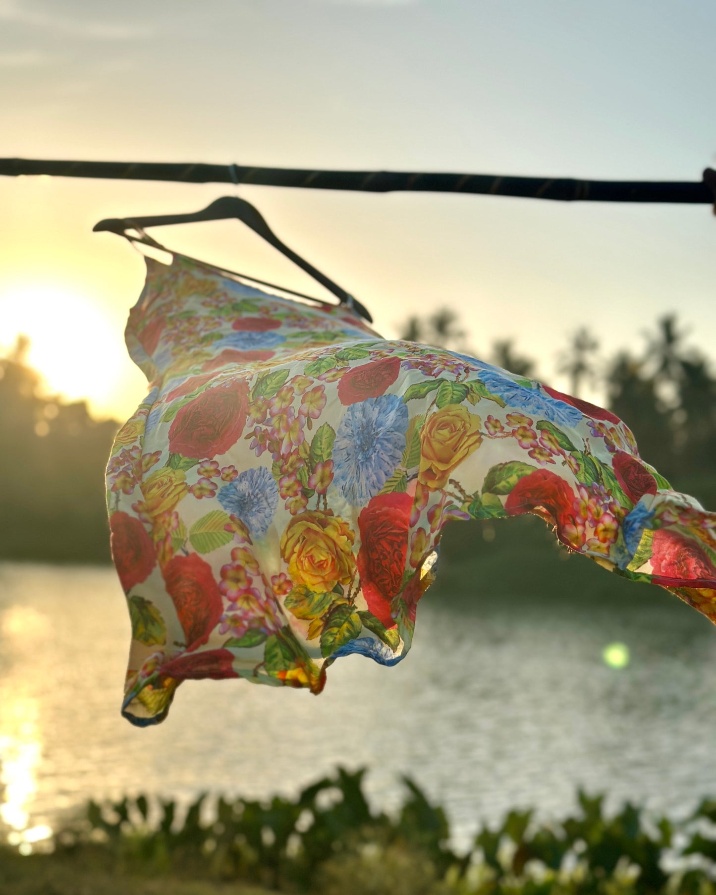 51 Satin Italian Flora Dress