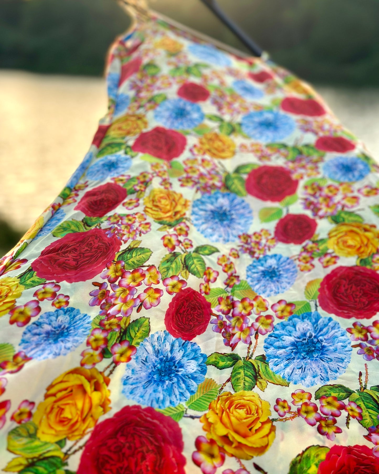 51 Satin Italian Flora Dress