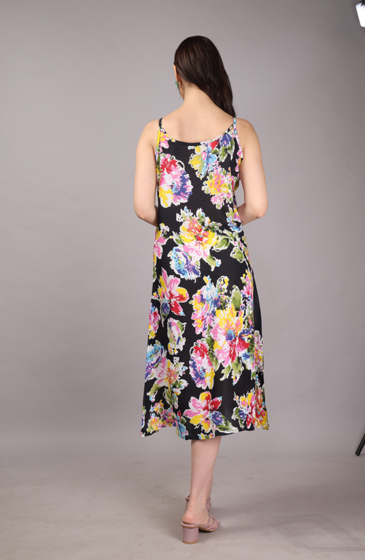 50 Black Floral Dress