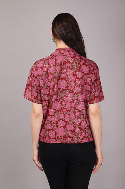 28 Maroon Blossom