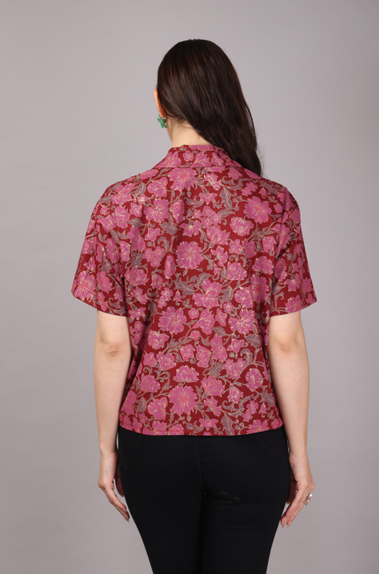 28 Maroon Blossom