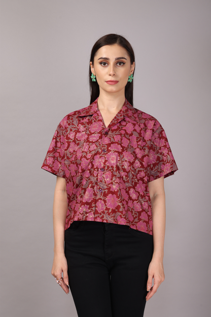 28 Maroon Blossom