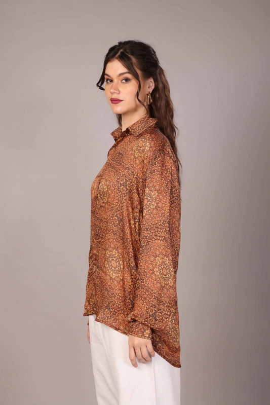 52 Mosaic Sand Shirt
